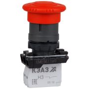KEAZ Кнопка КМЕ5611мФ-красный-1но+1нз-гриб-IP65-КЭАЗ