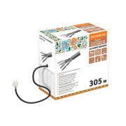 Кабель витая пара народный U/UTP Cat 5e 4х2х24AWG (305м) PE, чёрный