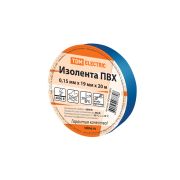 Изолента ПВХ 0,15х19мм Синяя 20метров TDM