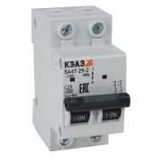 KEAZ Выключатель автоматический модульный ВА47-29-2D3-УХЛ3 (4,5кА)-КЭАЗ