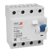 KEAZ ВДТ без защиты от сверхтоков OptiDin DM63-43100-A-УХЛ4 (4P, 100, 100mA)