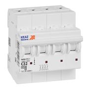 KEAZ Выключатель автоматический модульный OptiDin BM63-4C32-4,5-УХЛ3