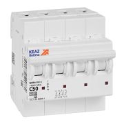 KEAZ Выключатель автоматический модульный OptiDin BM63-4C50-4,5-УХЛ3