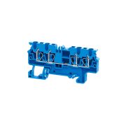 KEAZ Клемма с четырьмя контактами пружинная OptiClip СX-2,5-QUATTRO-(0,2-4)-I-BU-синий