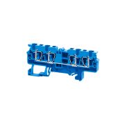 KEAZ Клемма с четырьмя контактами пружинная OptiClip СX-4-QUATTRO-(0,2-4)-I-BU-синий