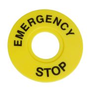 KEAZ Бирка «Стоп» OptiSignal D22 A45-MH2260 круглая 60мм (EMERGENCY STOP) ZBY9320