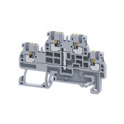 KEAZ Клемма 2х-ярусная push-in OptiClip CPDL-2,5-2L-I-S-серый