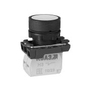KEAZ Кнопка КМЕ4511м-белый-1но+1нз-цилиндр-IP54-КЭАЗ