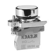 KEAZ Кнопка КМЕ4510мС-белый-1но+0нз-цилиндр-IP54-КЭАЗ