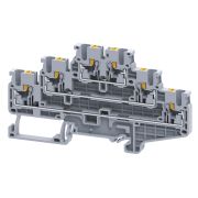 KEAZ Клемма 3х-ярусная push-in OptiClip CP3L-2,5-3L-I-серый
