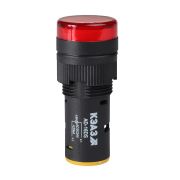 KEAZ Лампа AD16DS(LED) матрица D16мм красный 220В DC-КЭАЗ