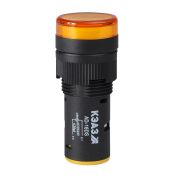 KEAZ Лампа AD16DS(LED) матрица D16мм желтый 220В DC-КЭАЗ