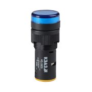 KEAZ Лампа AD16DS(LED) матрица D16мм синий 220В DC-КЭАЗ