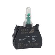 KEAZ Световой-блок-OptiSignal-D22-A45-SB-VM4-красный-110-230 В AC/DC-с защитой от наводок ZBVM4