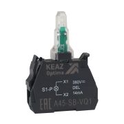 KEAZ Световой-блок-OptiSignal-D22-A45-SB-VQ3-зеленый-380 В AC-с защитой от наводок ZBVQ3