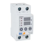 KEAZ Реле напряжения OptiRel D PVС-63 с ЖК-дисплеем и контролем тока 63 А