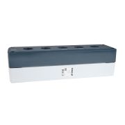 KEAZ Корпус кнопочного поста КП-105 серый 5 отв. IP40 КЭАЗ