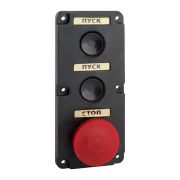 KEAZ Пост кнопочный ПКЕ 122-3-У2-IP54-КЭАЗ (красный гриб)