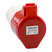 KEAZ Розетка кабельная 215-16А-6h-380AC-3P+PE+N-IP44